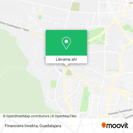 Mapa de Financiera Invekta