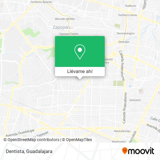 Mapa de Dentista