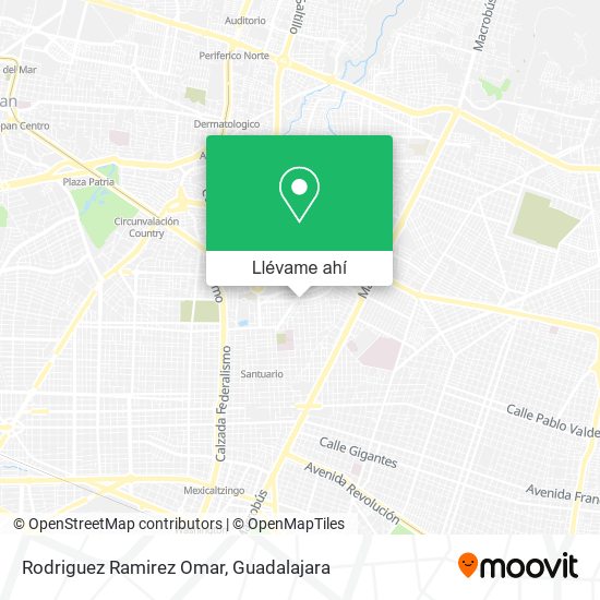 Mapa de Rodriguez Ramirez Omar