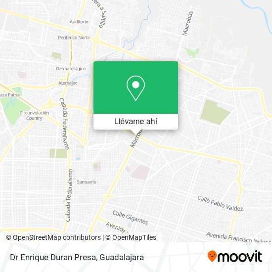 Mapa de Dr Enrique Duran Presa