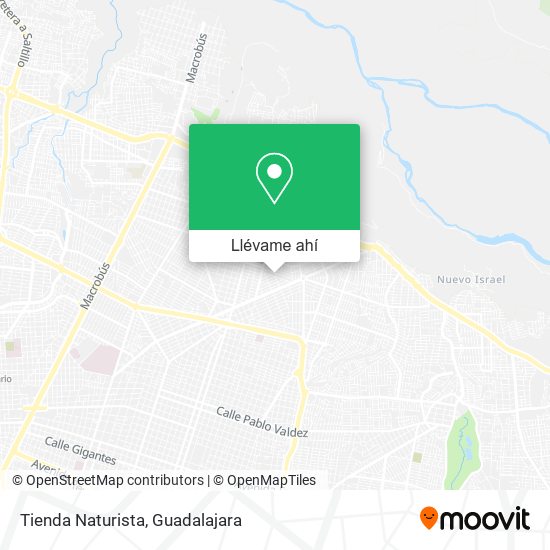 Mapa de Tienda Naturista