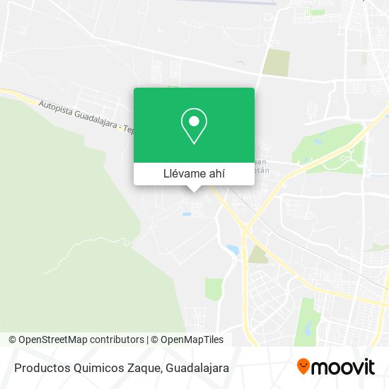 Mapa de Productos Quimicos Zaque