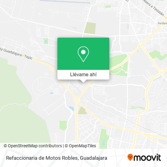 Mapa de Refaccionaria de Motos Robles