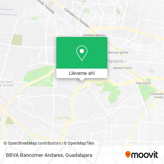 Mapa de BBVA Bancomer Andares