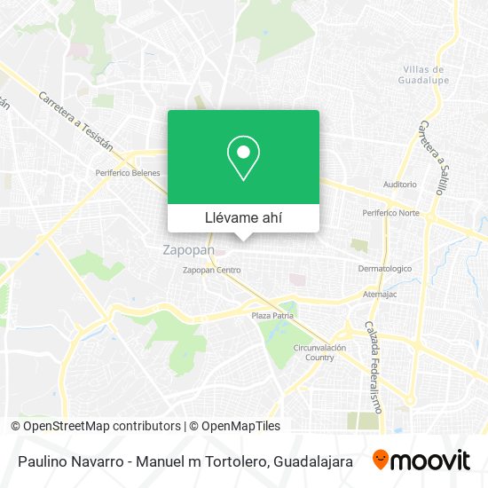 Mapa de Paulino Navarro - Manuel m Tortolero