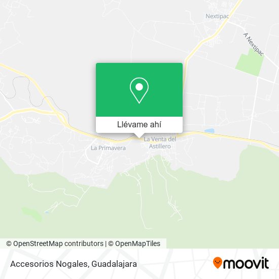 Mapa de Accesorios Nogales