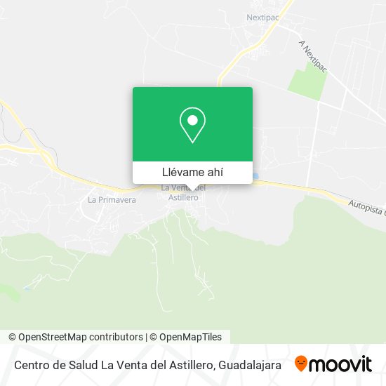 Mapa de Centro de Salud La Venta del Astillero