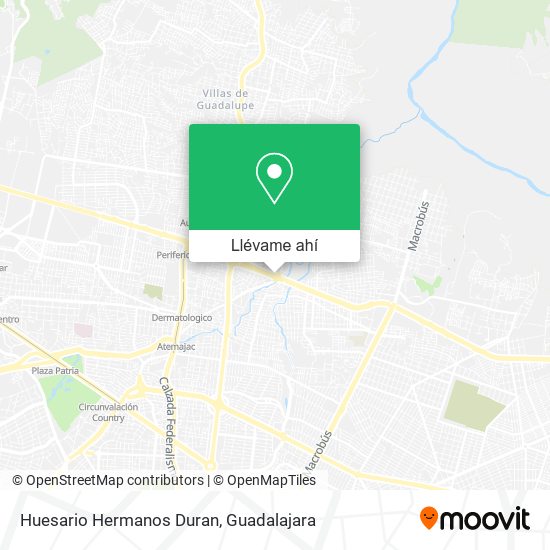 Mapa de Huesario Hermanos Duran