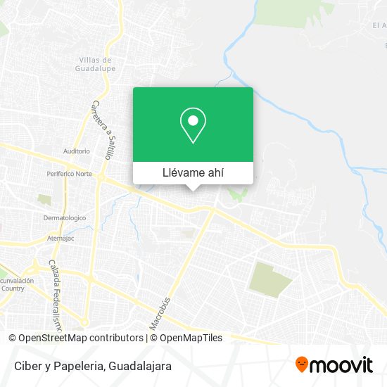 Mapa de Ciber y Papeleria