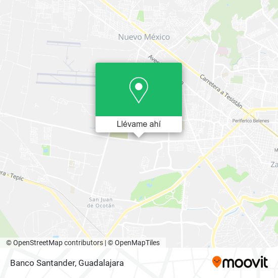 Mapa de Banco Santander