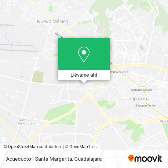 Mapa de Acueducto - Santa Margarita