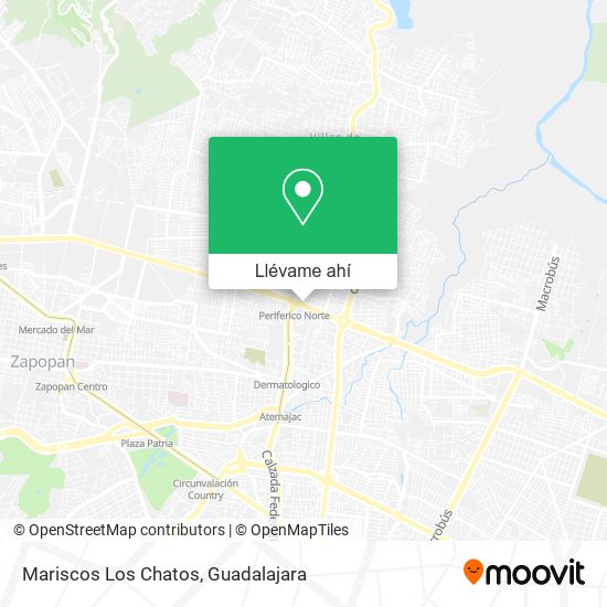 Mapa de Mariscos Los Chatos