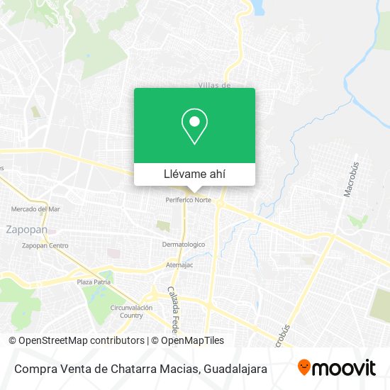 Mapa de Compra Venta de Chatarra Macias