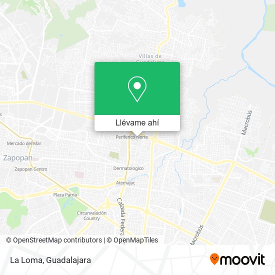 Mapa de La Loma