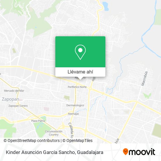 Mapa de Kinder Asunción García Sancho