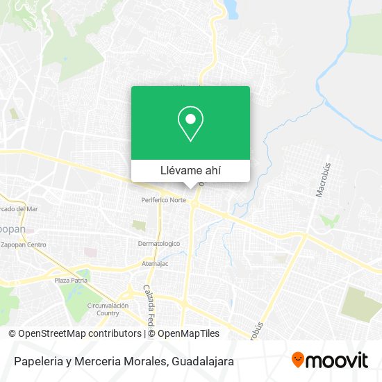 Mapa de Papeleria y Merceria Morales