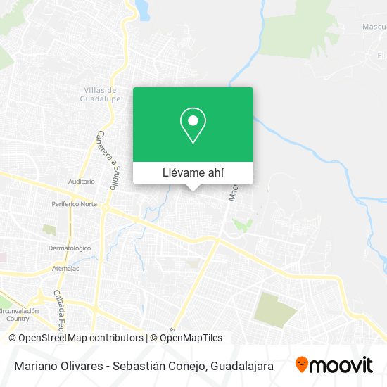 Mapa de Mariano Olivares - Sebastián Conejo