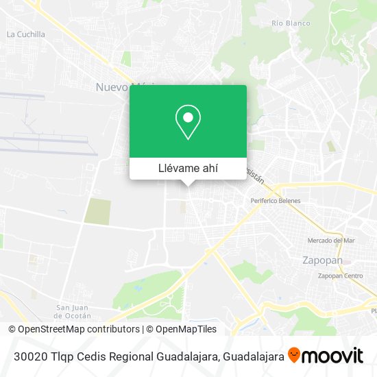 Mapa de 30020 Tlqp Cedis Regional Guadalajara