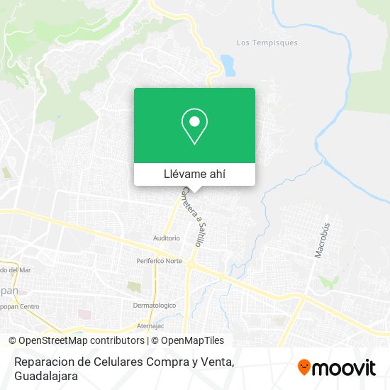 Mapa de Reparacion de Celulares Compra y Venta