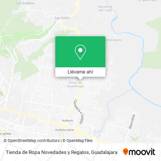 Cómo llegar a Tienda de Ropa Novedades y Regalos en Zapopan en Autobús o  Tren?