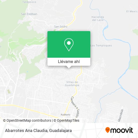 Mapa de Abarrotes Ana Claudia