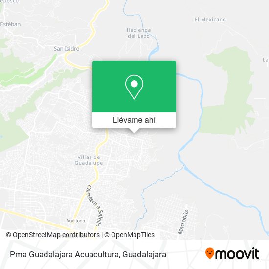 Mapa de Pma Guadalajara Acuacultura