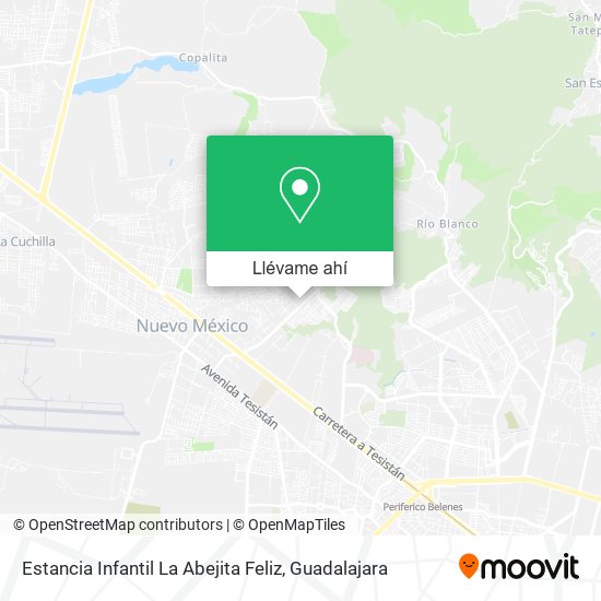 Mapa de Estancia Infantil La Abejita Feliz