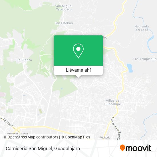 Mapa de Carniceria San Miguel