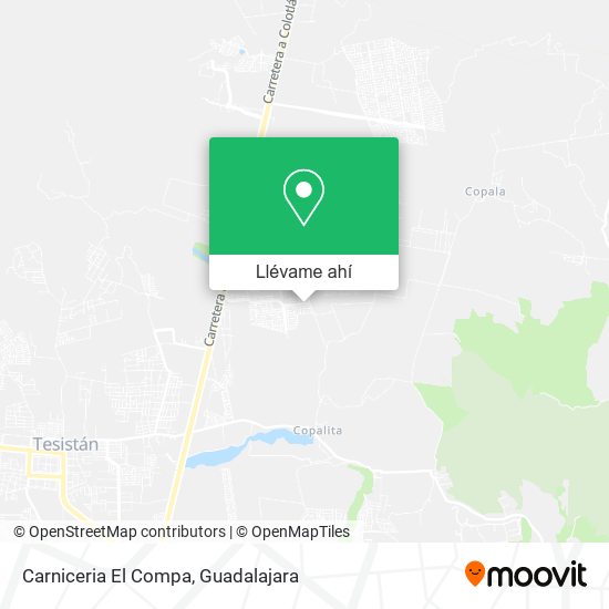 Mapa de Carniceria El Compa