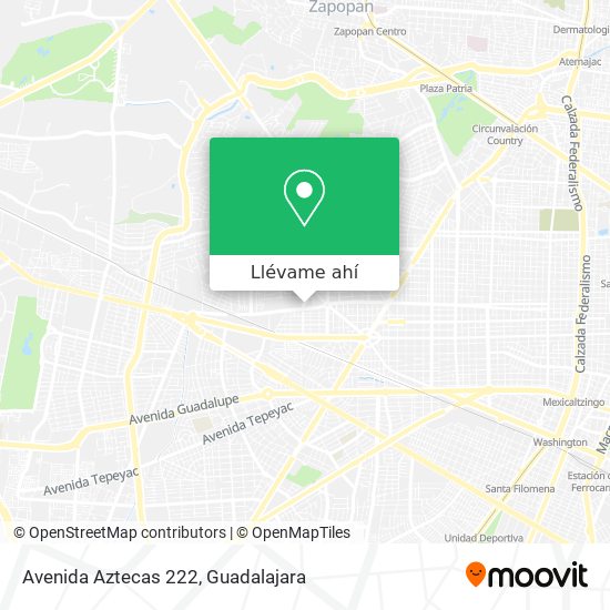 Mapa de Avenida Aztecas 222