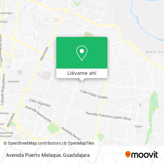 Mapa de Avenida Puerto Melaque