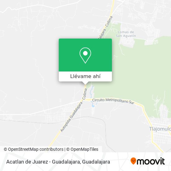 Mapa de Acatlan de Juarez - Guadalajara