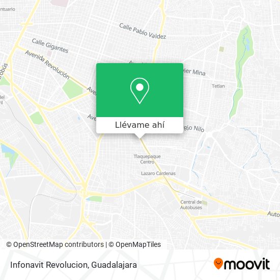 Mapa de Infonavit Revolucion