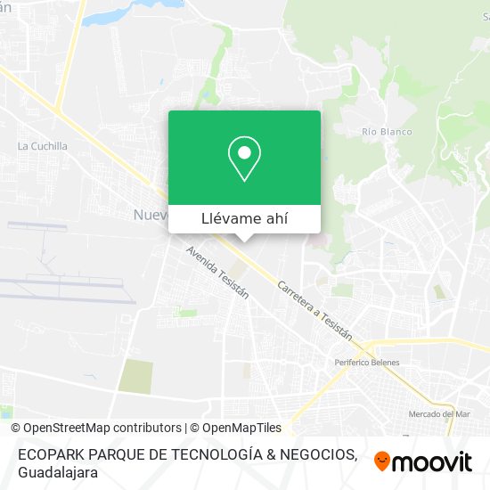 Mapa de ECOPARK PARQUE DE TECNOLOGÍA & NEGOCIOS