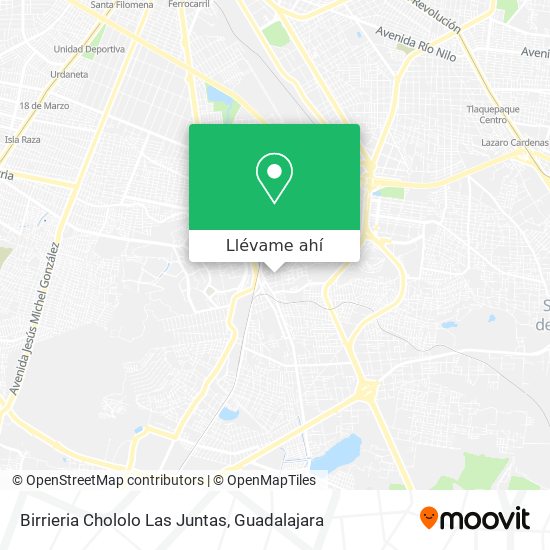 Cómo llegar a Birrieria Chololo Las Juntas en Tlaquepaque en Autobús o Tren?