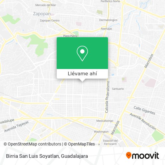 Cómo llegar a Birria San Luis Soyatlan en Guadalajara en Autobús o Tren?