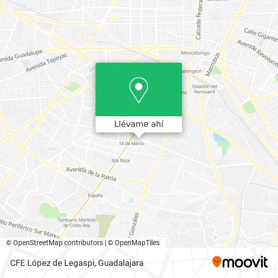 Mapa de CFE López de Legaspi