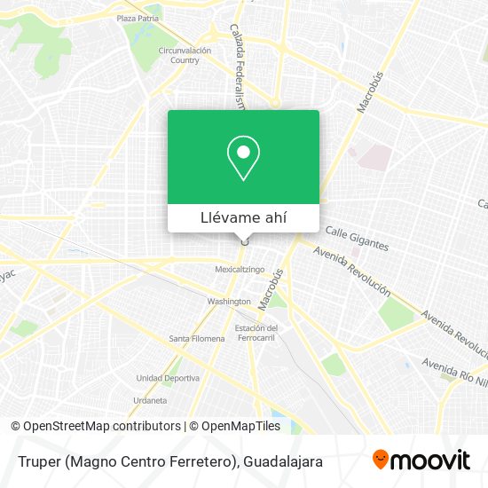 Mapa de Truper (Magno Centro Ferretero)