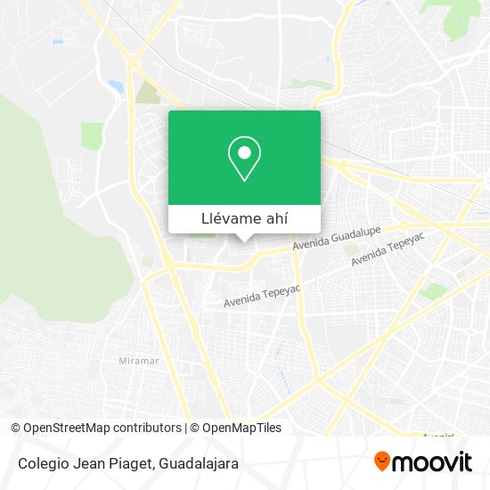 C mo llegar a Colegio Jean Piaget en Guadalajara en Autob s