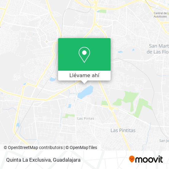 Mapa de Quinta La Exclusiva