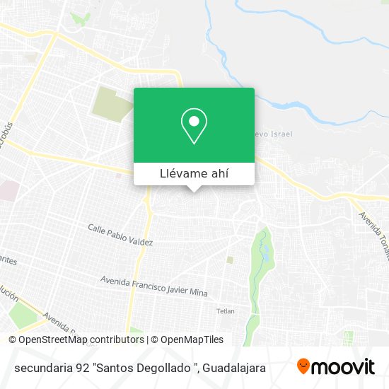 Mapa de secundaria 92 "Santos Degollado "