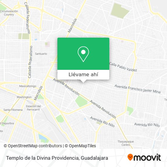 Mapa de Templo de la Divina Providencia