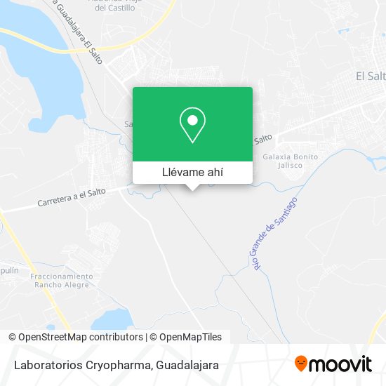 Mapa de Laboratorios Cryopharma