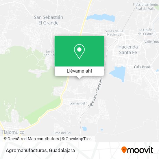 Mapa de Agromanufacturas