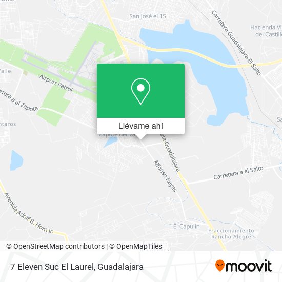 Mapa de 7 Eleven Suc El Laurel