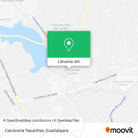 Mapa de Carniceria Tepatitlan