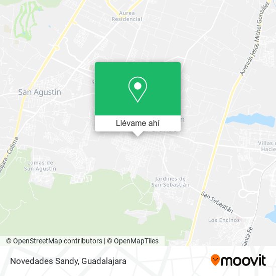 Mapa de Novedades Sandy