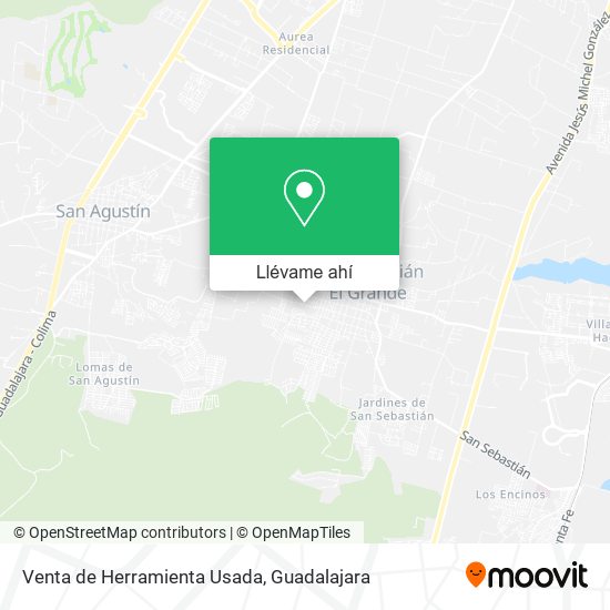 Mapa de Venta de Herramienta Usada