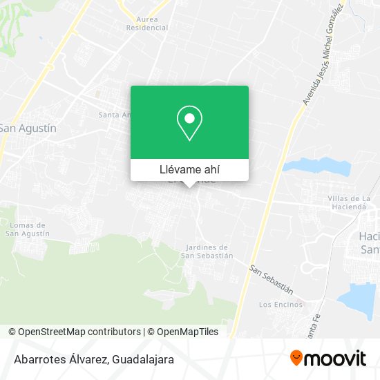 Mapa de Abarrotes Álvarez