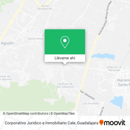 Mapa de Corporativo Juridico e Inmobiliario Cale